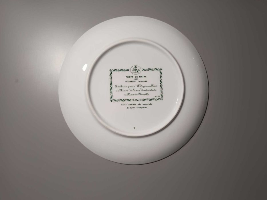 Prato “Festa de Natal 1996” – Vista Alegre – Virgem da Rosa