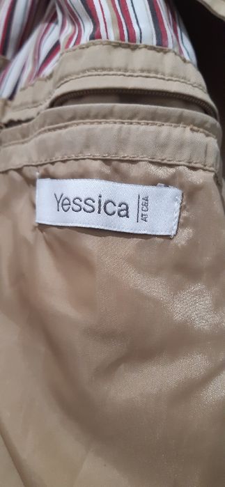 Płaszcz damski trencz beżowy Yessica C&A roz.36-38