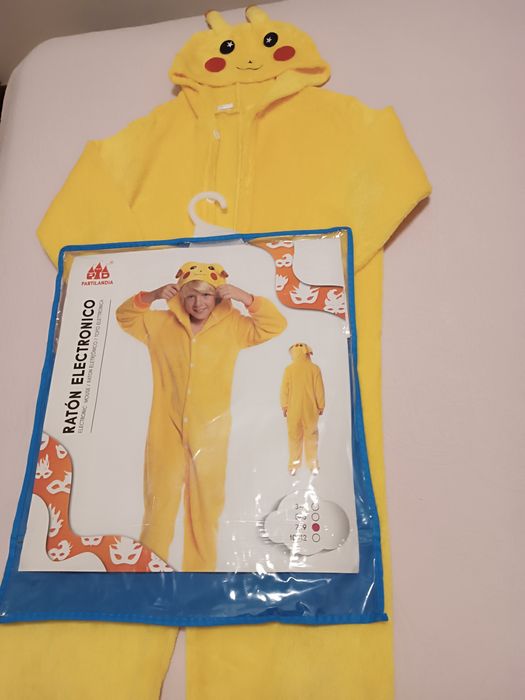 Disfarce de pikachu 7 a 9 anos