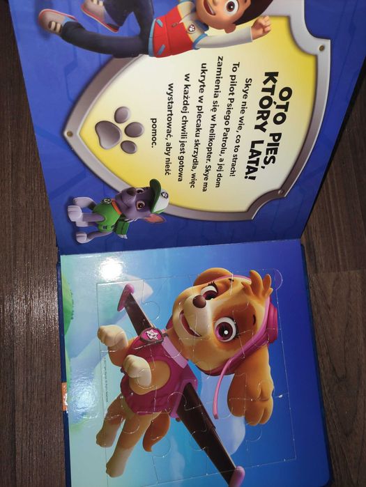 Puzzle książeczka psi patrol