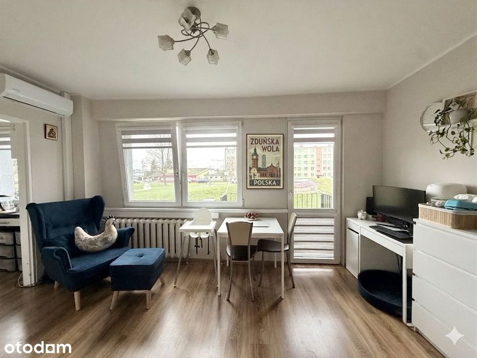 kawalerka/33m/parter/balkon/wspólnota/Zduńska Wola