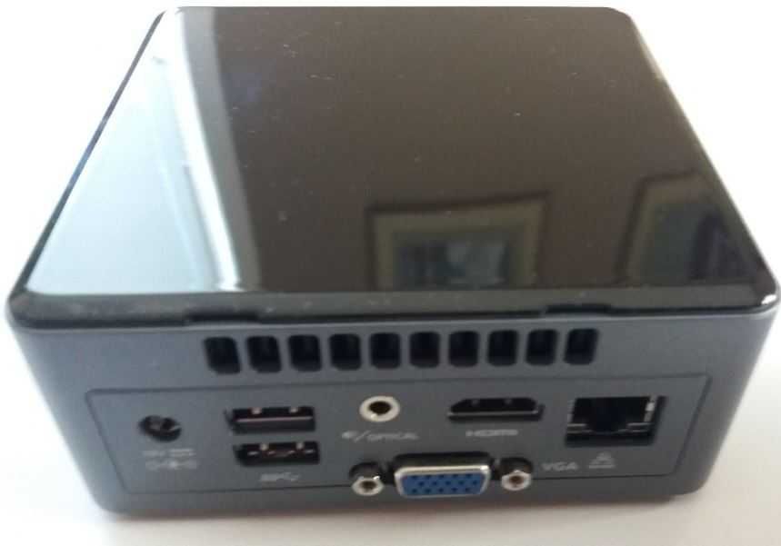 Komputer Mini Pc Intel Nuc NUC6CAYH 8gb Ram J3455 Stan idealny.