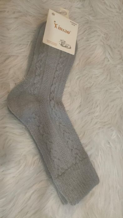 Skarpety kaszmir i elastan