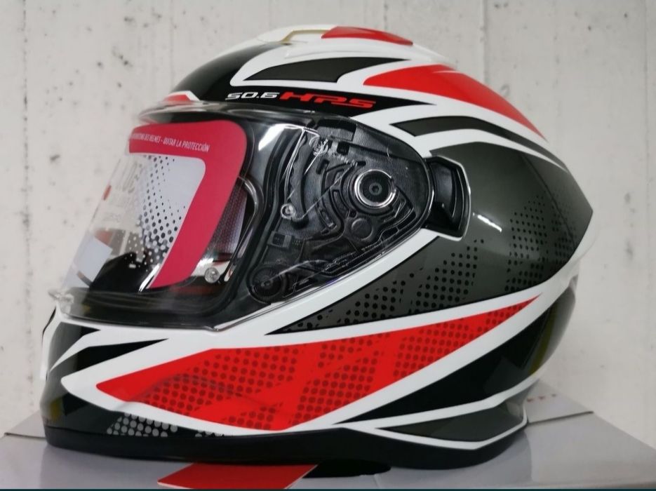 Capacete Integral Givi 50.6 Stoccarda Nero Rosso ( NOVOS )