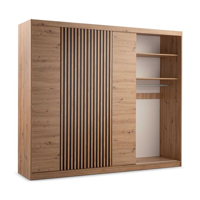 (szuflady,lustro,lamele,250x213x60) Szafa Majorka Darmowa dostawa