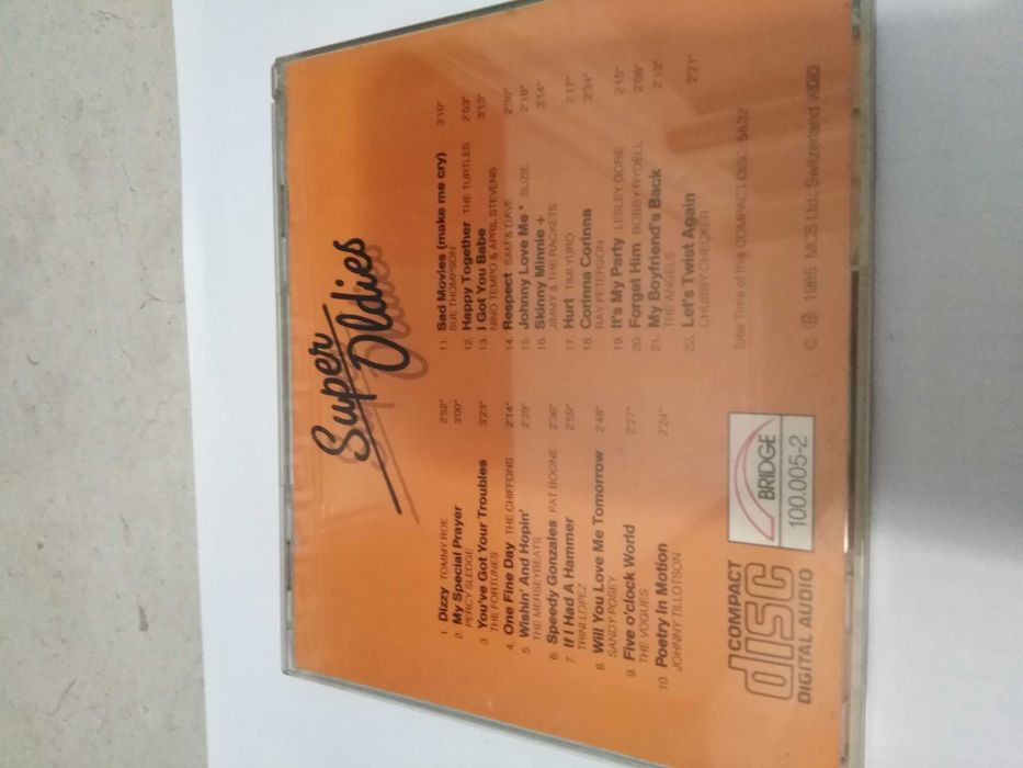 CD Super Oldies Musica dos anos 60.