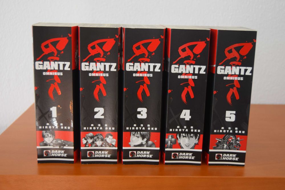 Manga Gantz Omnibus Volumes 1-5 (ENG)