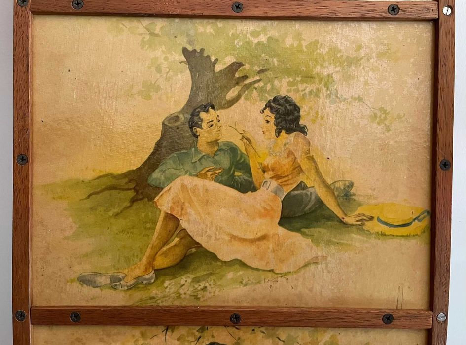 Painel publicitário de António Cruz Caldas, década 60