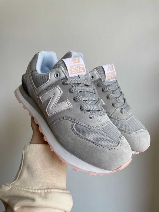 SALE! New Balance 574 Light Grey/Pink 36 37 38 39 40 41 42 43 44 45 46