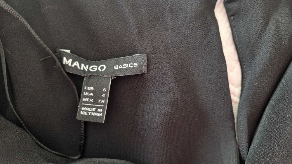 Vestido preto, Mango, tamanho S