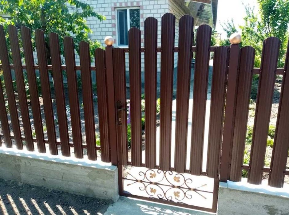 Штахетник Металевий Двухсторонній
