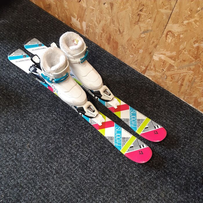 narty Tecno 90cm+buty Tecno 19.5
