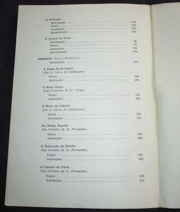 Livro Trechos Seleccionados das Lendas e Narrativas de Herculano