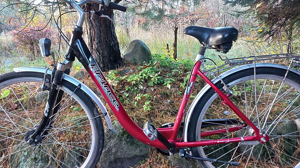 Alu Rower Miejski Damski Prince Damka Łabędź Niska Rama Sram S7 Led 28