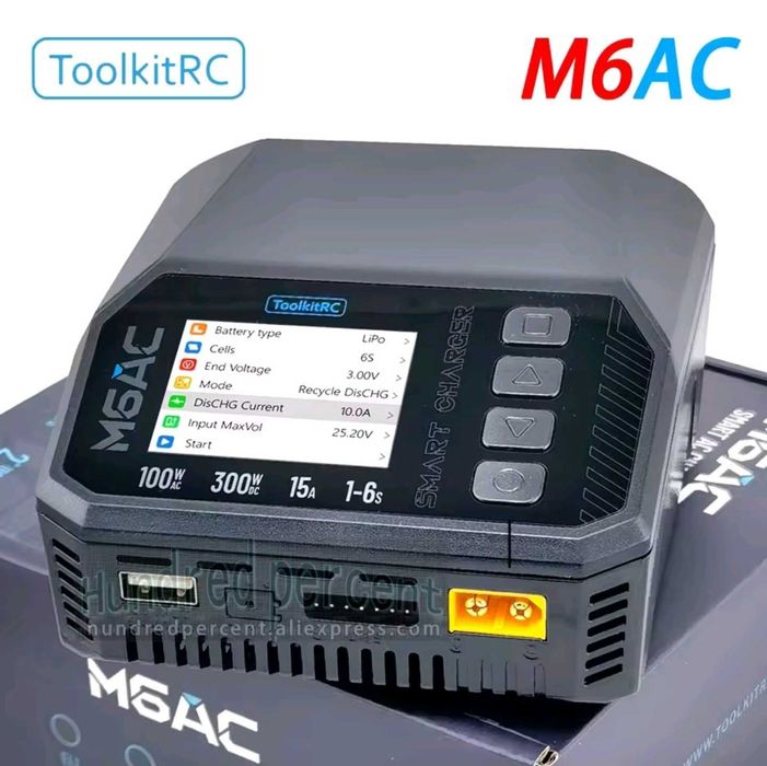 Зарядні пристрої ToolkitRC M7, M6D, M8P, M9, M6AC, M6DAC