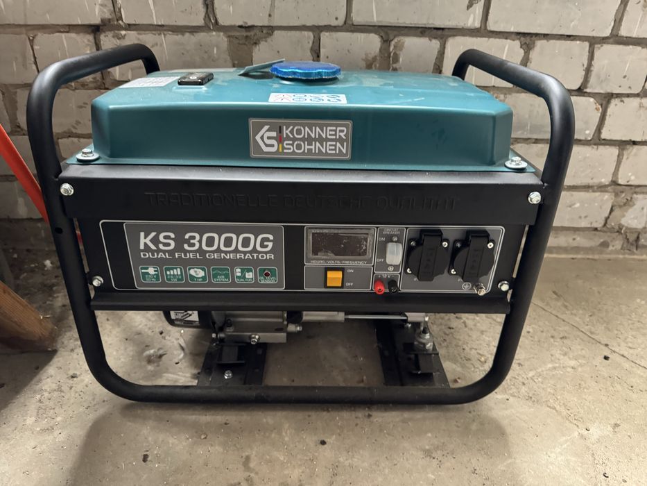 Генератор газ-бензин Konner&Sohnen KS 3000 G