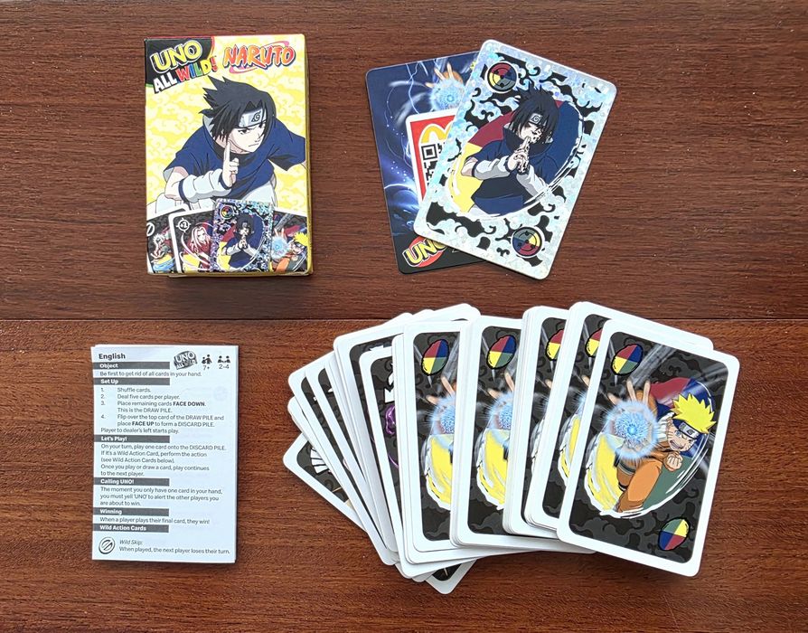 2 Jogos Uno All Wild! - Boruto e Naruto