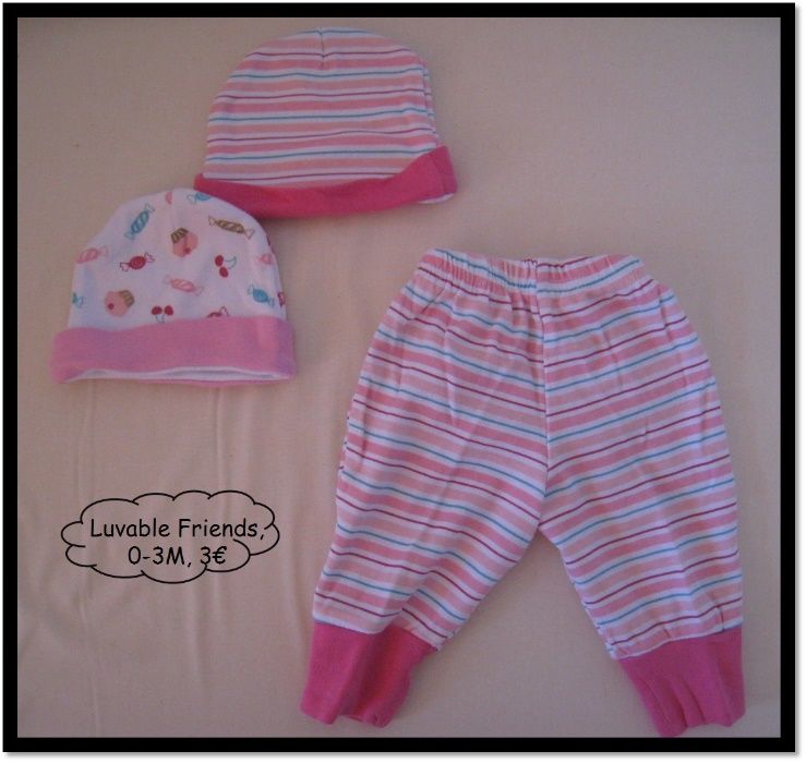 0-6 Meses,Menina, Outono/ Inverno - vários artigos