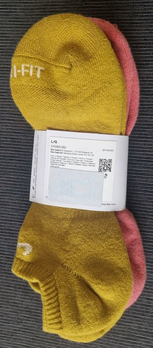 Nike Performance skarpetki stopki Dri-Fit 42-46 3pak frotka NOWE