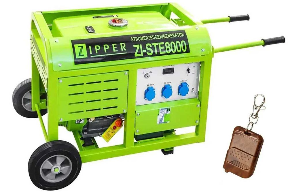 Бензиновий генератор Zipper ZI-STE8000     8кВт