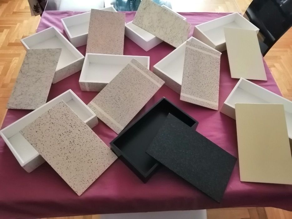 caixas guarda jóias em madeira lacadas em perola