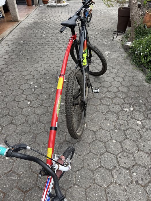Reboque para bicicleta de criança