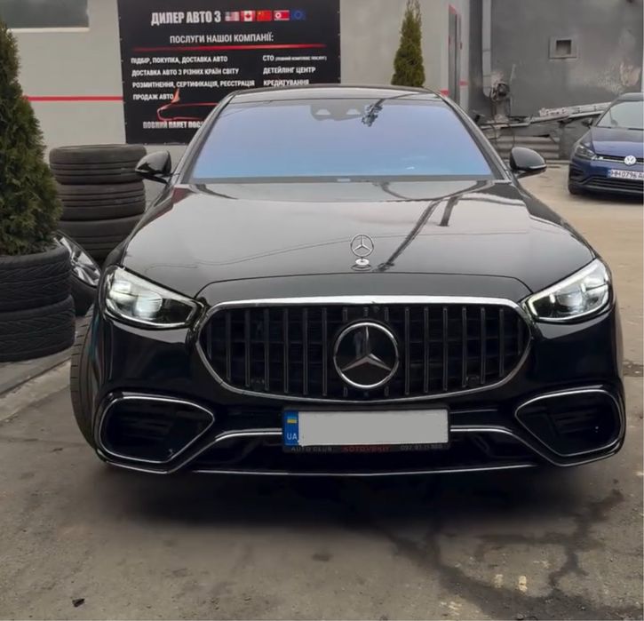 Обвес S63 AMG для Mercedes S-Class W223 2021+ Бампер Решетка Диффузор