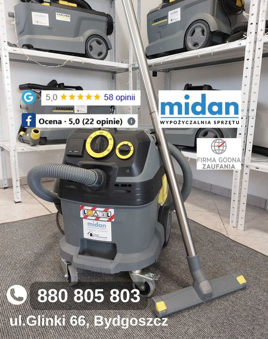 Wynajem odkurzacz przemysłowy budowlany uniwersalny