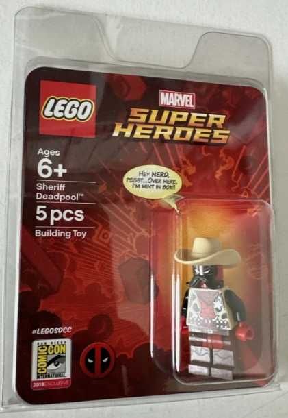 Figuki Lego SDCC Deadpool Duck Sheriff Super Heroes 2 sztuki