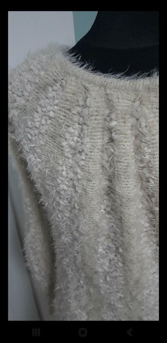 Kudłaty sweter M L