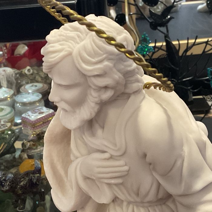 Presépio material de pó de pedra super lindo 5 peças 25/27/18/17 cm