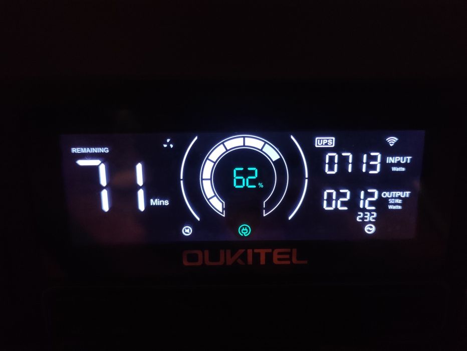 Зарядна станція 1024 Вт*год, потужність 1,8 кВт, OUKITEL  P1000E PLUS