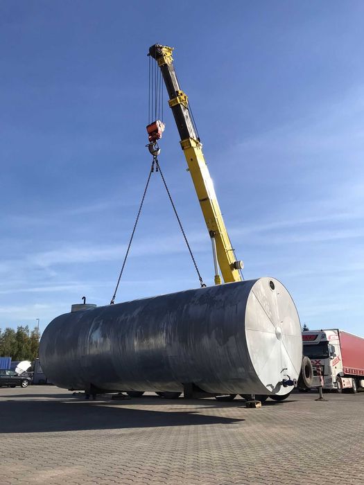 Zbiornik stalowy 50 000l- 50m3 50000l- ocieplony na wodę, bufor, mazut