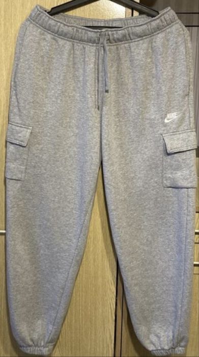 Спортивные штаны карго флис зима