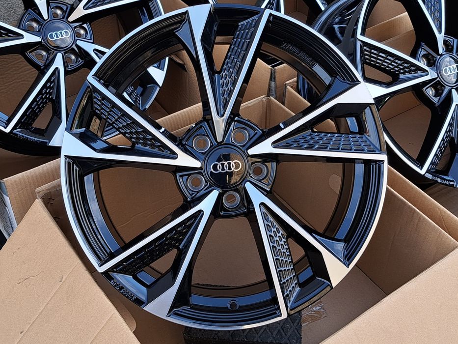 Alufelgi NOWE 18 AUDI 5x112 A3 A4 B7 B8 B9 A6 C6 C7 C8 Q3 CZARNE RS6