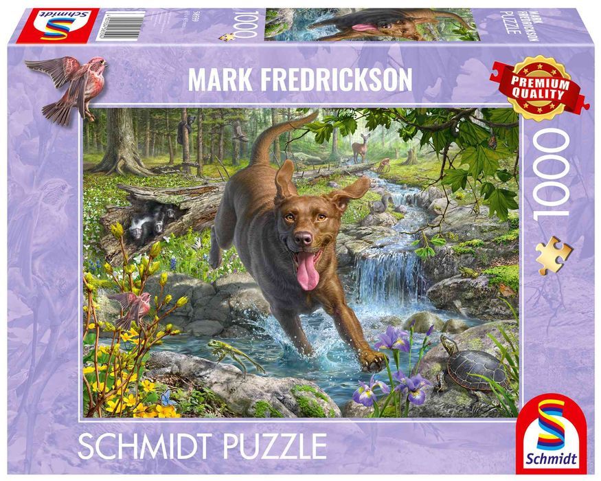 Puzzle 1000 Pq Mark Fredrickson Spacer Z Psem 113359 Schmidt Puzzle Nowa Nieużywana