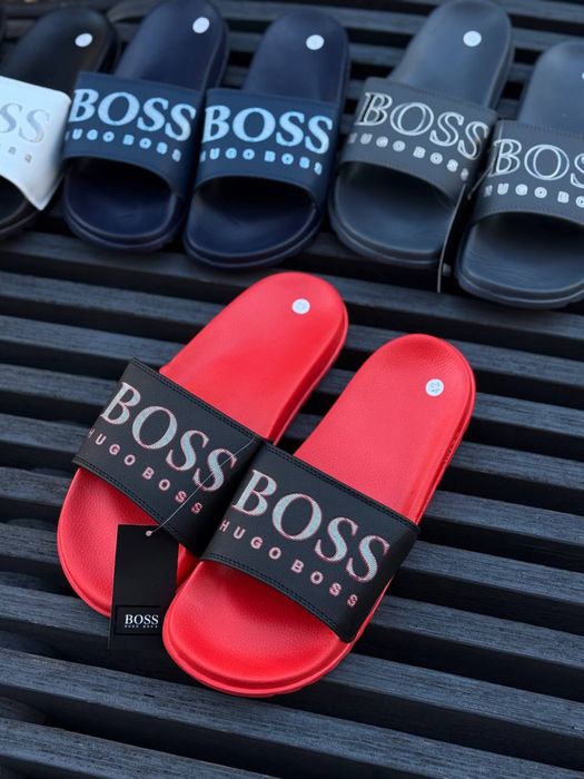 Тапки BOSS Hugo Boss | Чоловічі | Нові | 40–45 | Шльопанці