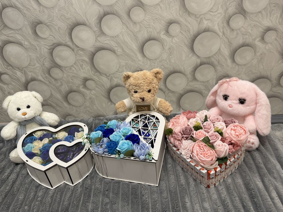 Солодкі бокси,мильні квіти