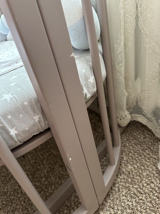 Ліжечко з матрасами royal sleep 7в1