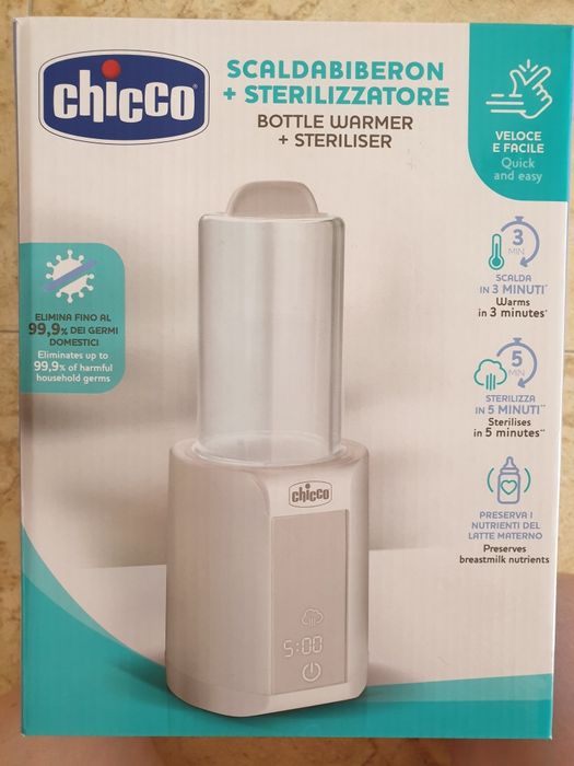 Esterilizador e aquecedor 2 em 1 Chicco