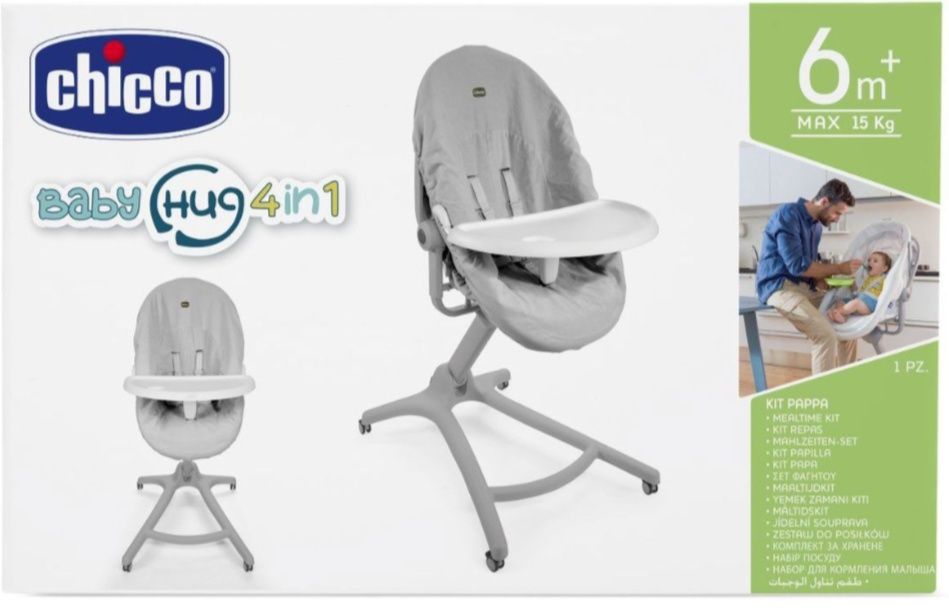 Vendo baby hug 4em1 da Chicco + kit de papa