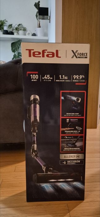 Odkurzacz pionowy bezprzewodowy Tefal X-Force Flex 9.60 TY2039 lekki ręczny