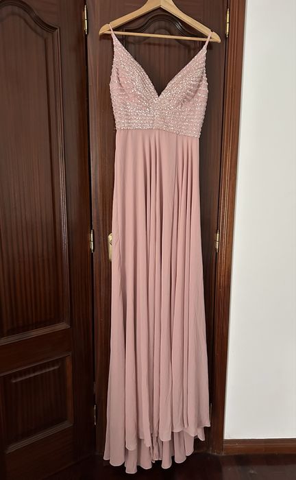 Vestido cerimonia/festa, mulher, L, NOVO