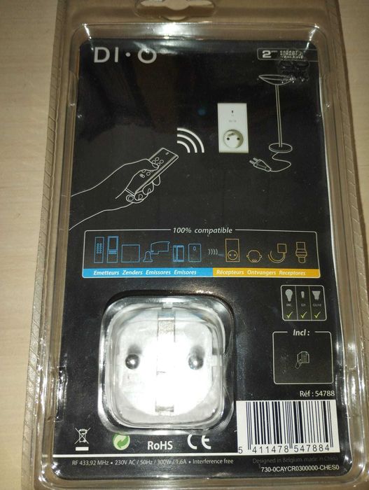 Módulo de Tomada Dimmer Interior-Ficha F DI-O 54788