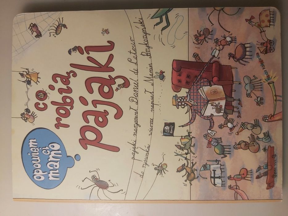 Co robią pająki Nasza Księgarnia książka