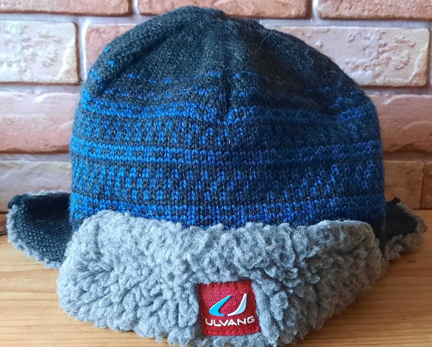 Ulvang Wool Wełna Czapka Cap Uszatka