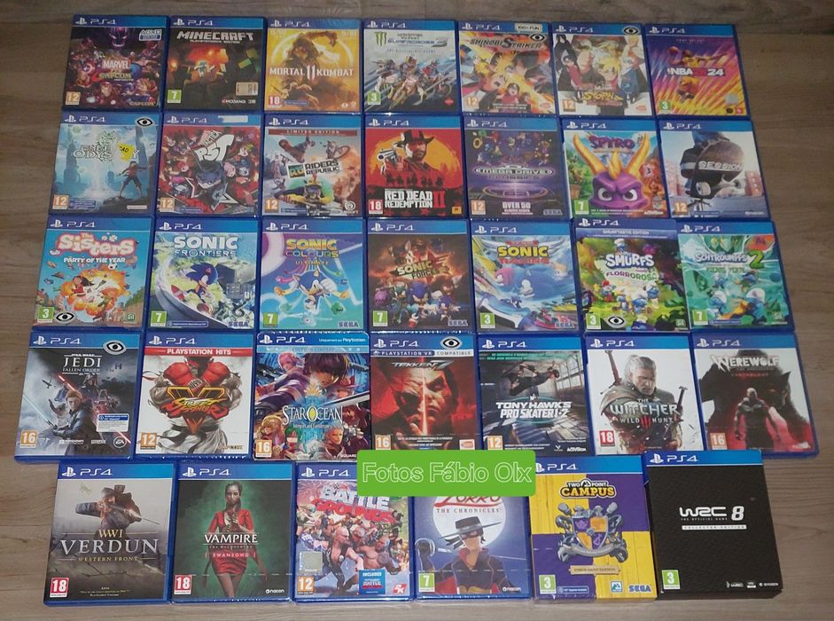 Jogos Ps4 Originais Novos & Usados Ler Anúncio  ( Desde 10€)