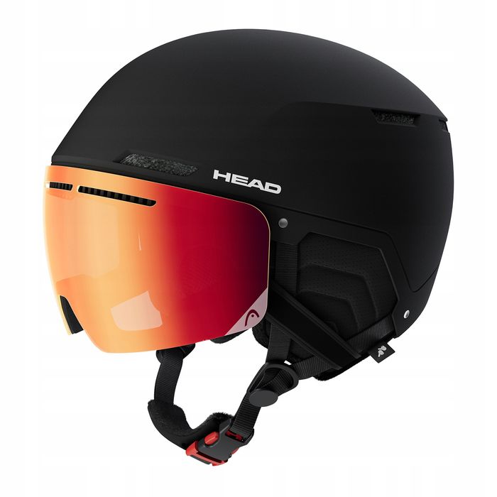 outlet kask narciarski head cinema pro black/red yellow 52-55 cm xs-s