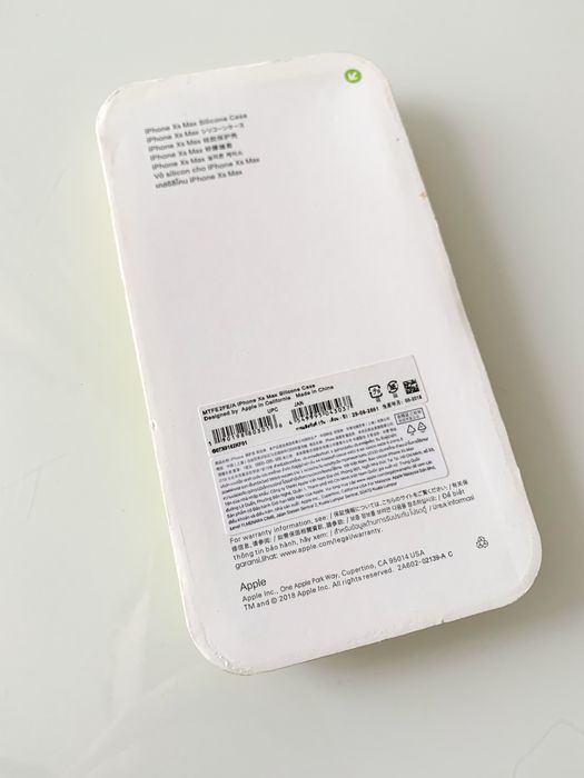 Apple iPhone XS Max nowe etui żółte lemon oryginalne silicone case