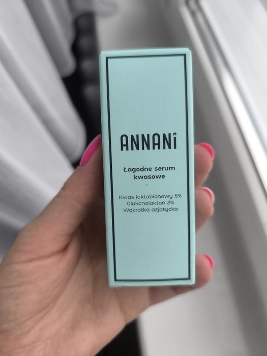 Annani łagodne serum kwasowe NIEDOPAKOWANE